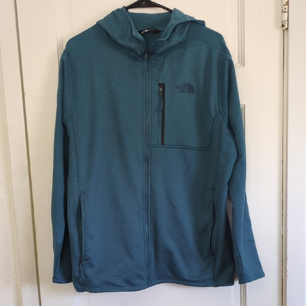 The North Face Blue Performance Jacket with Hood